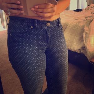 Polka Dot Skinny Jeans by Lauren Conrad